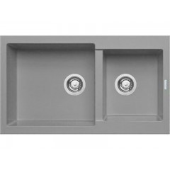 Pyramis Pyragranite Alazia Ένθετος Νεροχύτης από Συνθετικό Γρανίτη 96x50cm Industrial Grey Pyramis Pyragranite Alazia Ένθετος Νεροχύτης από Συνθετικό Γρανίτη 96x50cm Industrial Grey